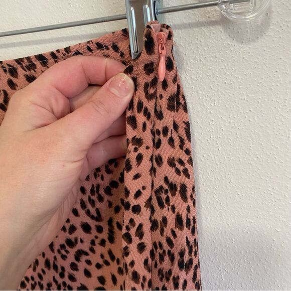 FRANCESCAS Tiered Fayne Leopard Mini Skirt - Picture 9 of 9